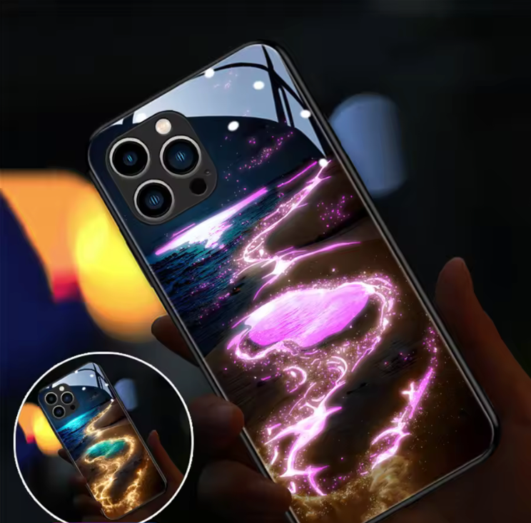 Romantischer Strand mit Wellen und Brandung – Perfekter Schutz für dein iPhone