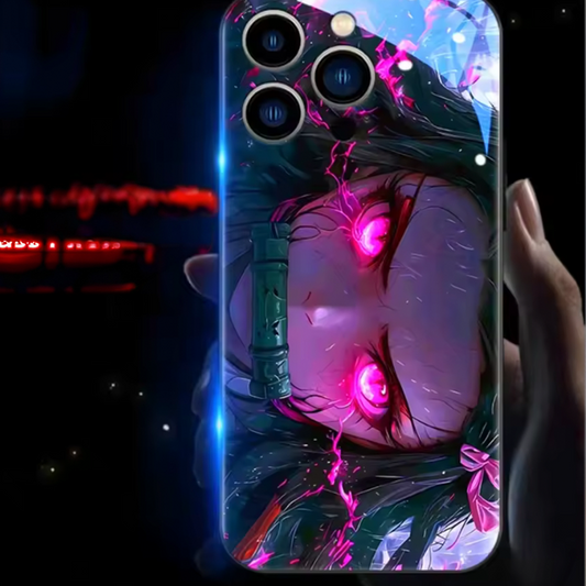 Anime-Ästhetik mit leuchtenden Augen – Einzigartiger Look für dein iPhone: